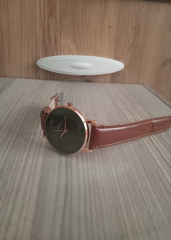Kahverengi Minimalist Erkek Kol Saati