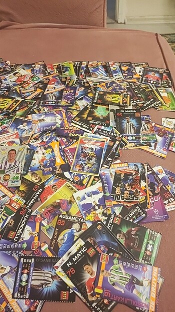  Beden Renk 500 adet karışık efsane futbolcu kartları 
