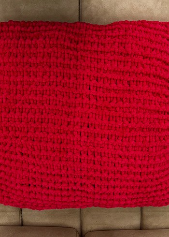 Fuşya pembe, yumuşacık dokulu Puffy Pet Yastık Kırlent - Görsel 4