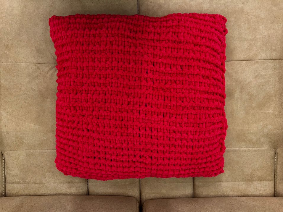 Fuşya pembe, yumuşacık dokulu Puffy Pet Yastık Kırlent - Görsel 5