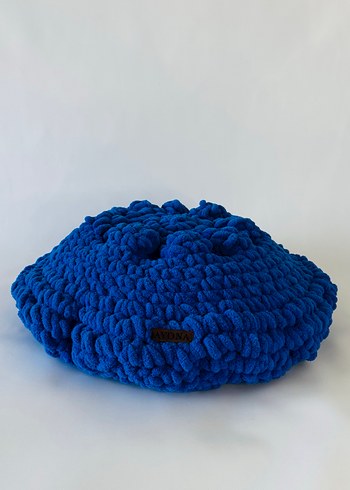 Laciver renkli yuvarlak form kedi-köpek yastığı - Görsel 6