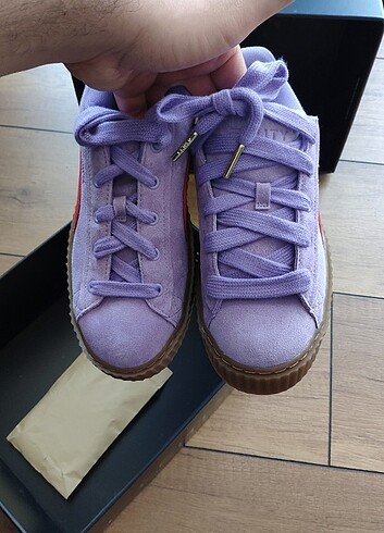 38 Beden mor Renk Fenty X Puma Creeper Phatty Sneakers
