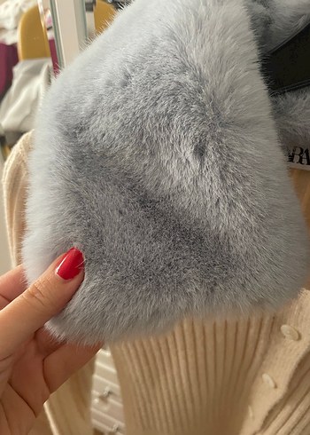 Zara Kürk Detaylı Hırka - Görsel 3