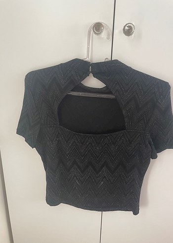 Sırt detaylı bluz - Görsel 3