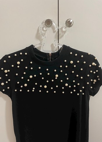 Dilvin Siyah Elbise - Görsel 2