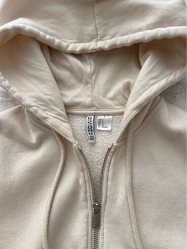 H&M fermuarlı sweatshirt