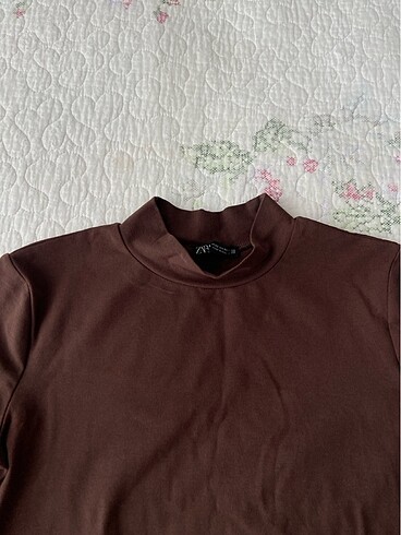 Zara Crop uzun kollu tişört
