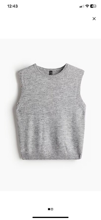 Süveter gri kırçıllı hm - Görsel 3