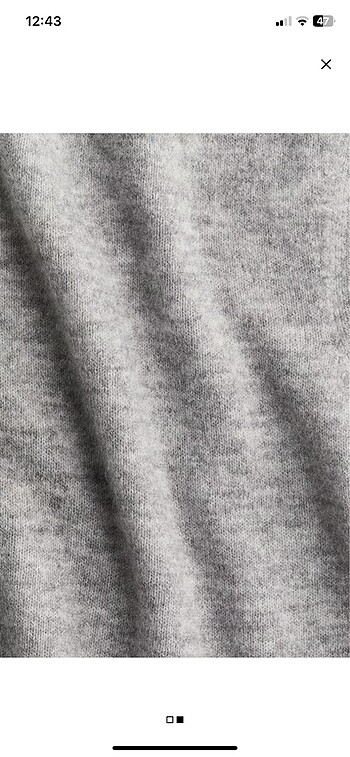 Süveter gri kırçıllı hm - Görsel 4