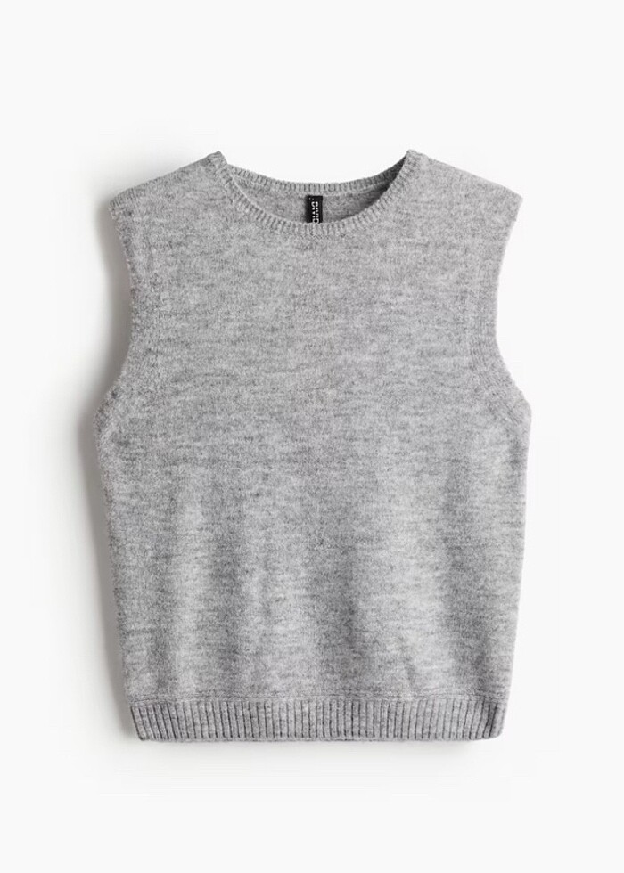 Süveter gri kırçıllı hm - Görsel 3