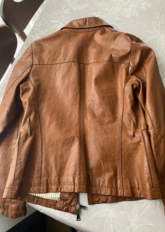 Etro Orjinal Deri Ceket - Görsel 2