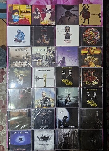 Çeşitli Türkçe Rap CDleri 