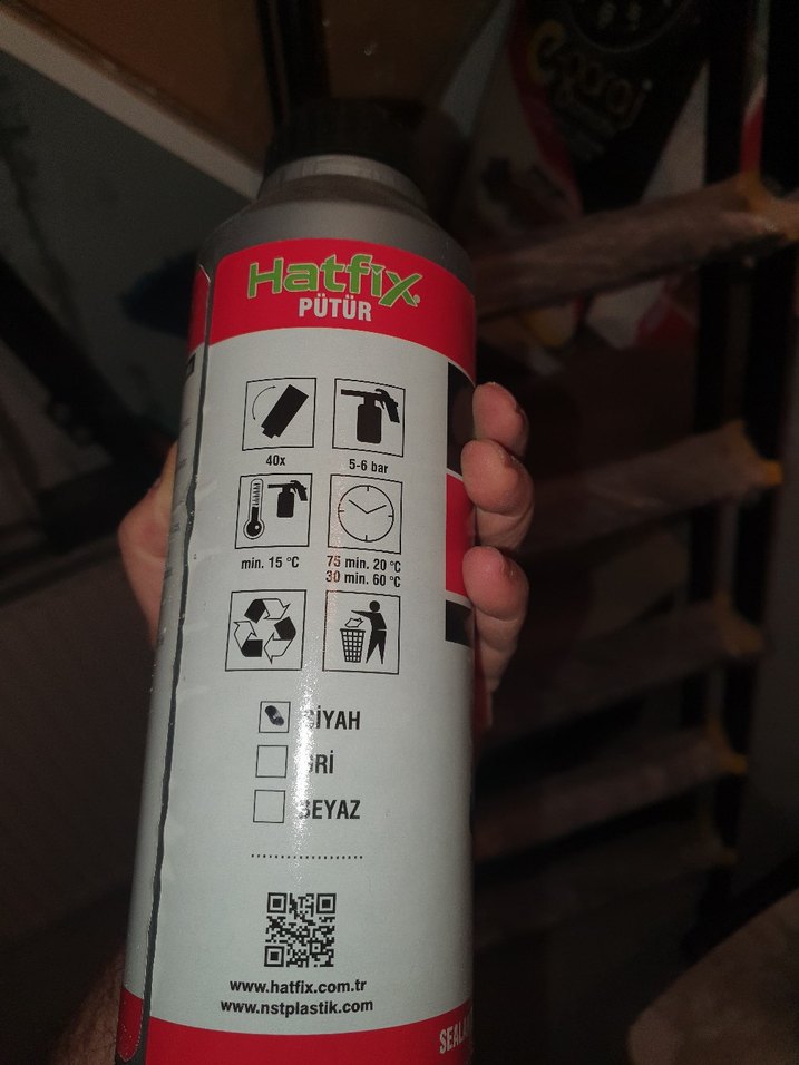 hatfix pütür siyah - Görsel 3