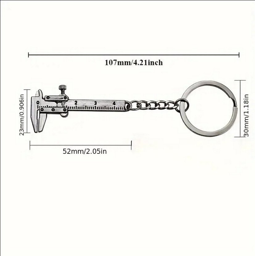 Metrik Kumpas Anahtarlık - Görsel 2