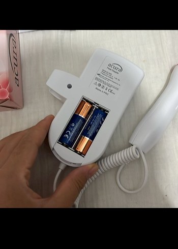 Beyaz Fetal Doppler Bebek Monitörü