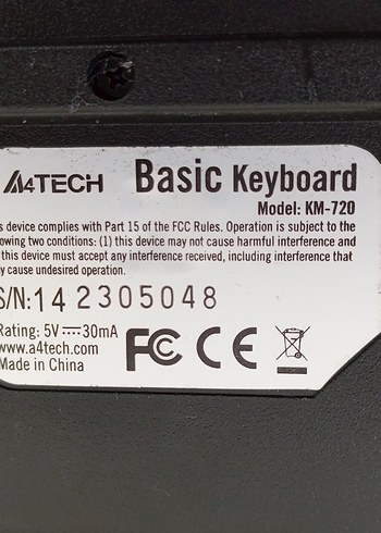 Siyah Türkçe Q Klavye (KM-720) - Görsel 3