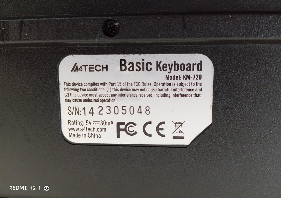 Siyah Türkçe Q Klavye (KM-720) - Görsel 3