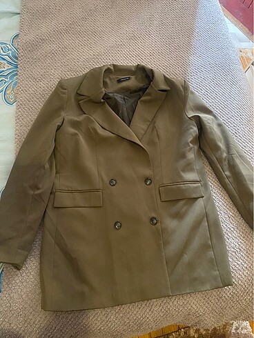 38 Beden haki Renk Blazer