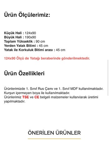 Beden beyaz Renk Büyüyen Beşik (Sarte mobilya)