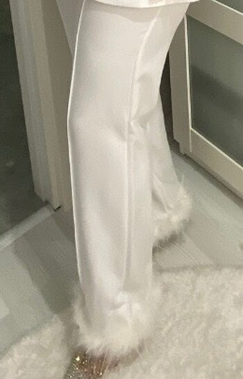 xl Beden beyaz Renk Ceket / Pantolon takımı