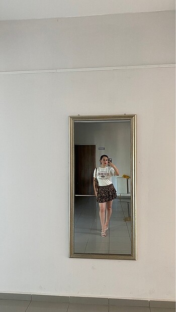 Addax leopar şortlu etek - Görsel 2