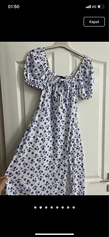 Çiçekli elbise  milla - Görsel 2