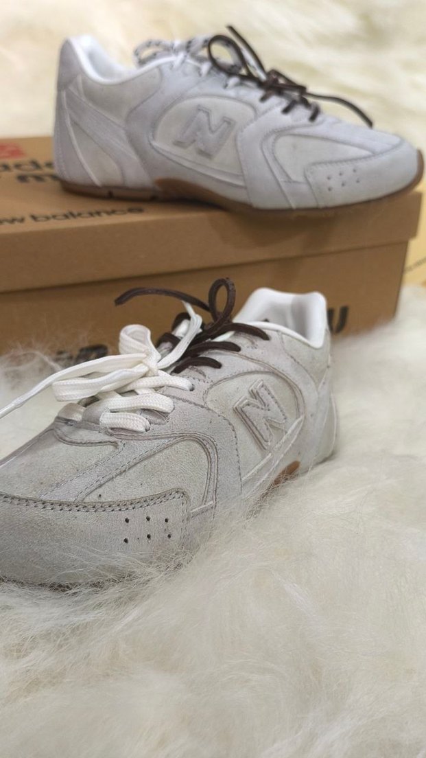 Beyaz Gri New Balance Erkek Sneakers - Görsel 5