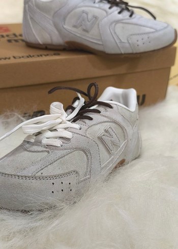 New Balance Gri Beyaz Erkek Spor Ayakkabı - Görsel 5