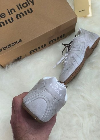 New Balance Gri Beyaz Erkek Spor Ayakkabı - Görsel 6