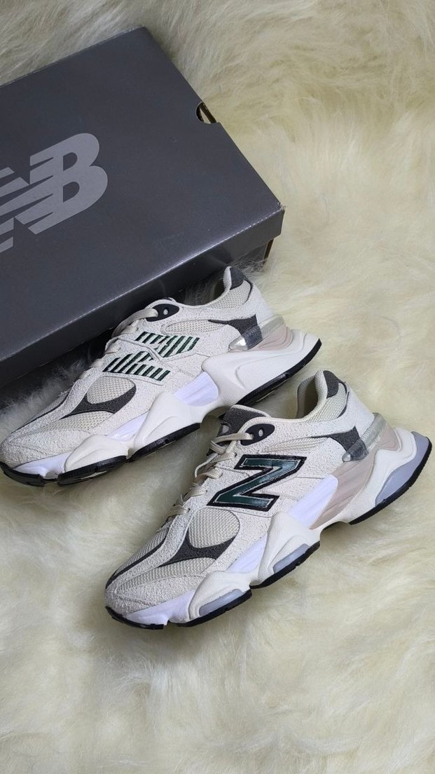 New Balance Beyaz Gri Zebra Desenli Kadın Spor Ayakkabı - Görsel 5