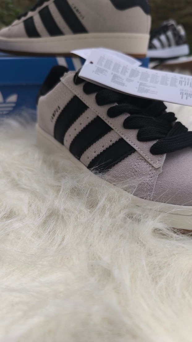 Adidas Zebra Desenli Bağcıklı Kadın Spor Ayakkabı - Görsel 4