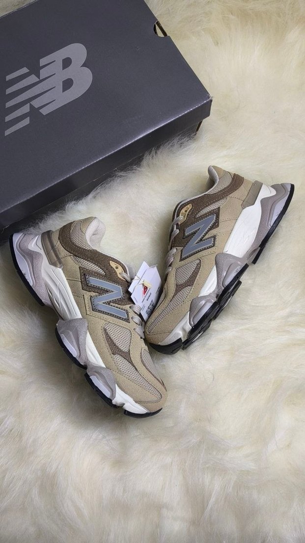 New Balance Kadın Krem Kahverengi Spor Ayakkabı - Görsel 2