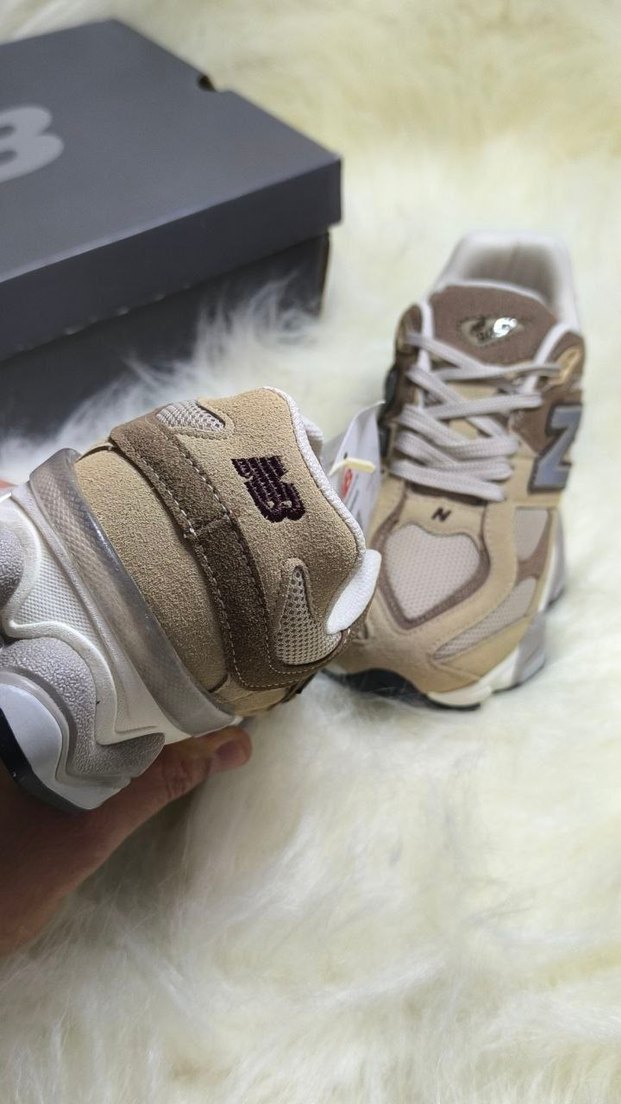 New Balance Kadın Krem Kahverengi Spor Ayakkabı - Görsel 3