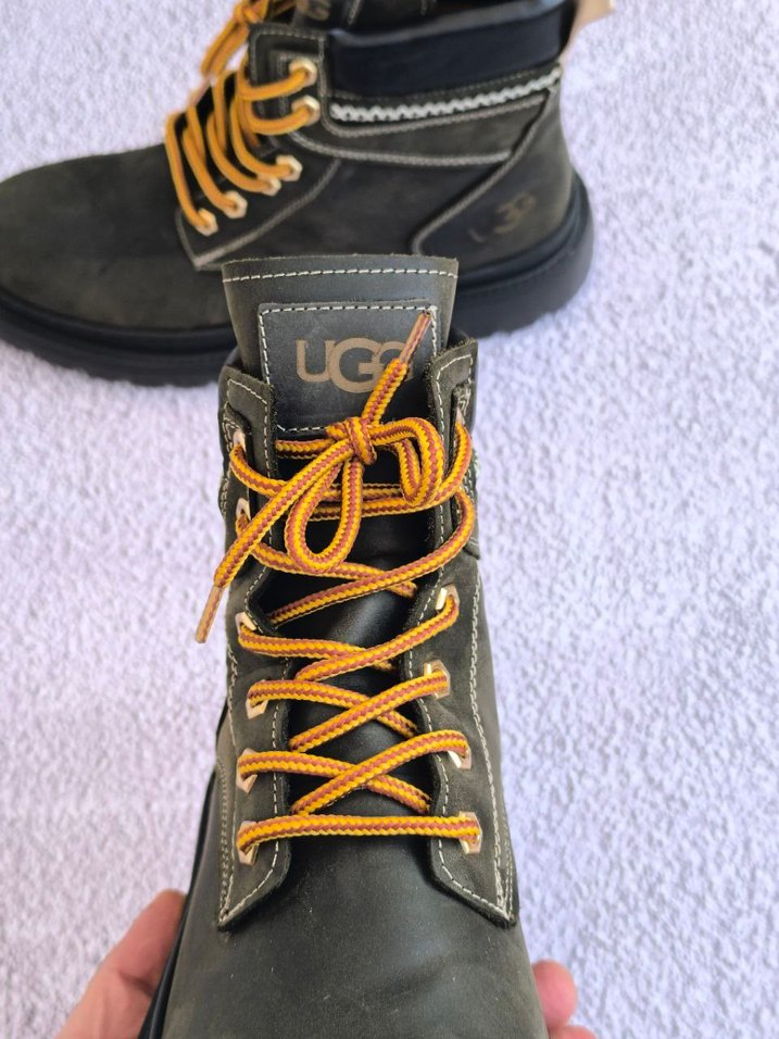 UGG Haki Yeşili Bağcıklı Erkek Bot - Görsel 2