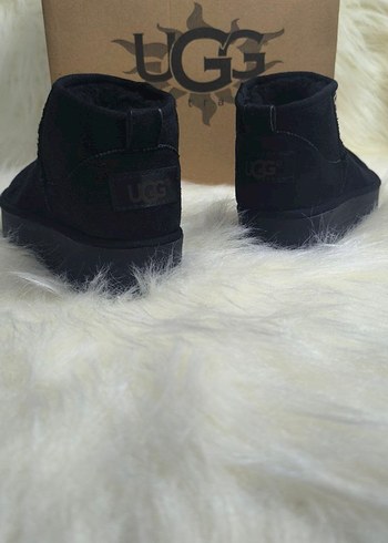 Siyah Süet Kadın Dolgu Topuk Bot - Görsel 6