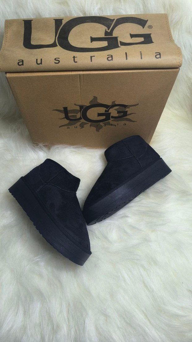 Siyah Süet Kadın Dolgu Topuk Bot - Görsel 4