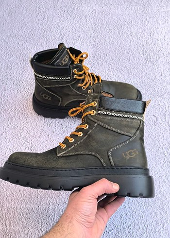UGG Haki Yeşili Bağcıklı Erkek Bot - Görsel 3