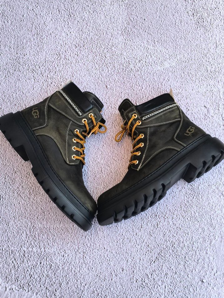 UGG Haki Yeşili Bağcıklı Erkek Bot - Görsel 5