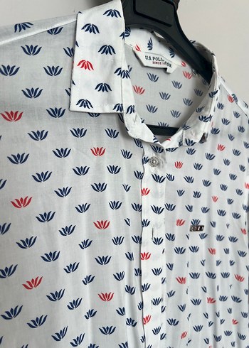 U.S Polo Assn. Uzun Kollu Desenli Pamuklu Gömlek