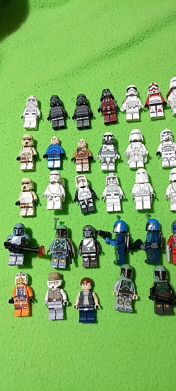 Diğer orijinal LEGO Star wars figürleri 