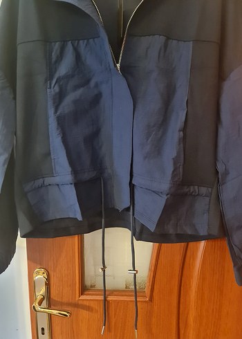 Lacivert Kadın Bel Detaylı Rahat Kesim İkili takim - Görsel 4