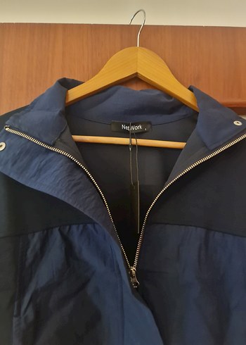 Lacivert Kadın Bel Detaylı Rahat Kesim İkili takim - Görsel 3