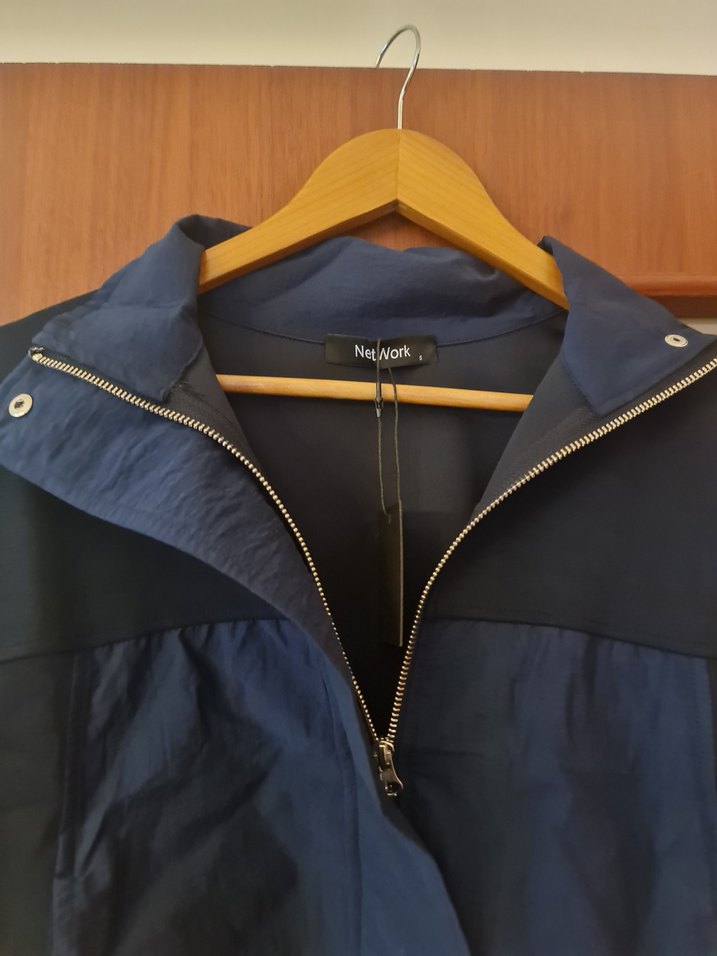 Lacivert Kadın Bel Detaylı Rahat Kesim İkili takim - Görsel 3