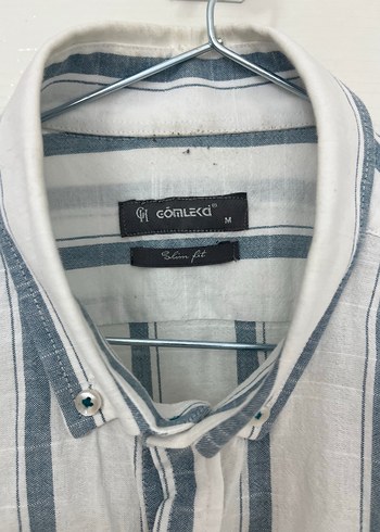 U.S Polo Assn. Erkek Çizgili Uzun Kollu Keten Gömlek