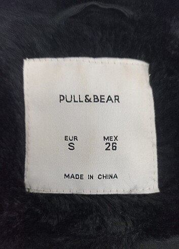 Pull and Bear peluş mont