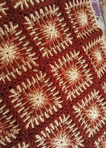 Örgü bebek battaniyesi  - Görsel 2