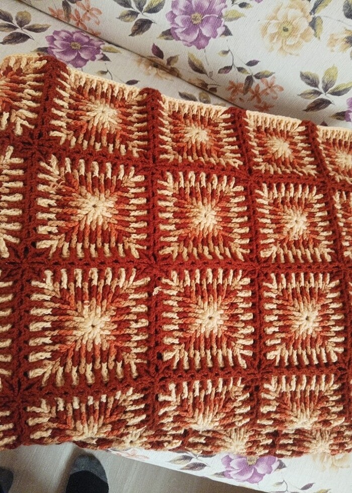 Örgü bebek battaniyesi  - Görsel 4