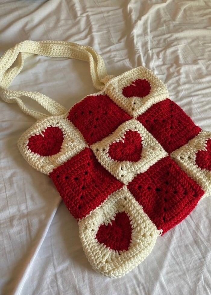 Örgü çanta  - Görsel 2