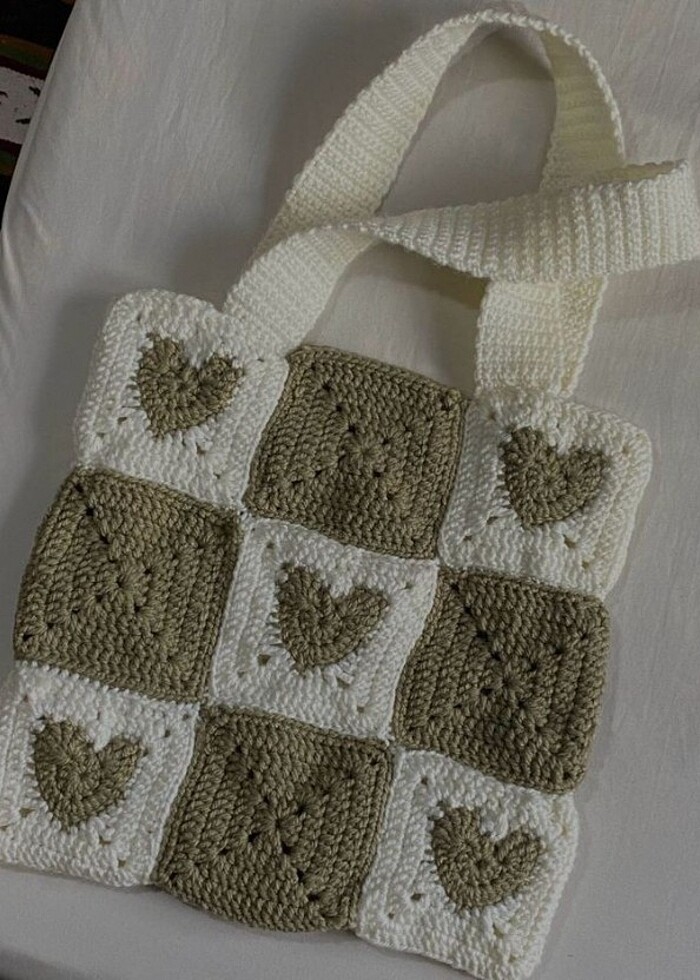 Örgü çanta  - Görsel 3