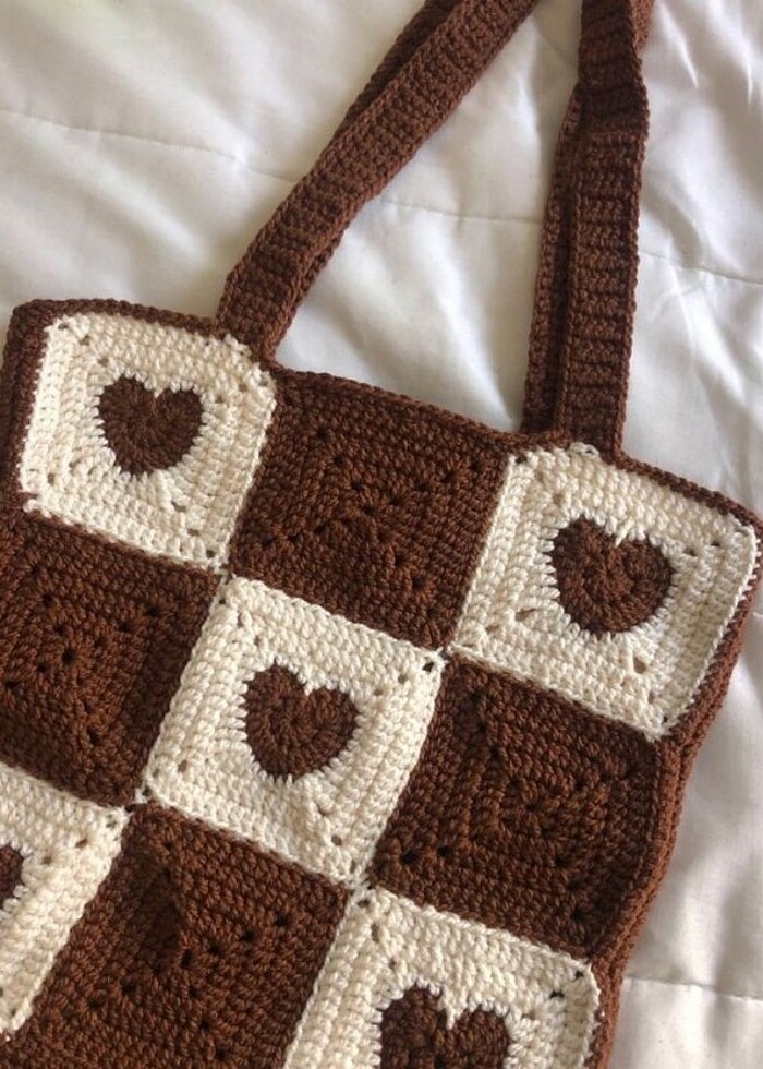 Örgü çanta  - Görsel 4